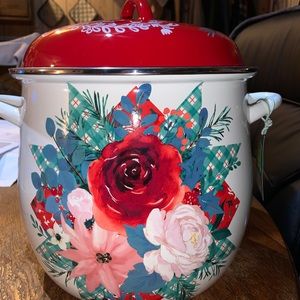 NWT Pioneer Woman 12 QT stock pot with lid